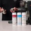 Supplies needed for cleaning an espresso machine