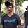 Irvin Izaguirre and his father Juan Angel in Santa Barbara, Honduras