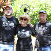 The Rodriguez family in their Elefante shirt